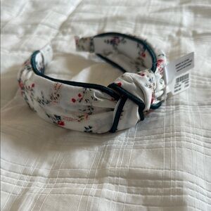 Anthropologie Floral Knotted Headband - 
EVERLY PIPED ROSE KNOT HEADBAND